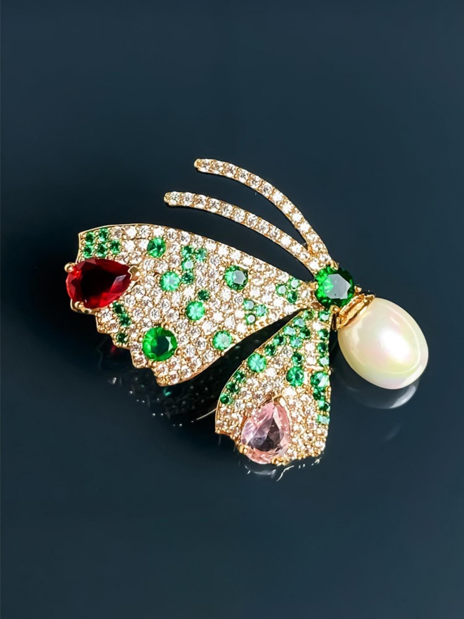 French Vintage Butterfly Earrings