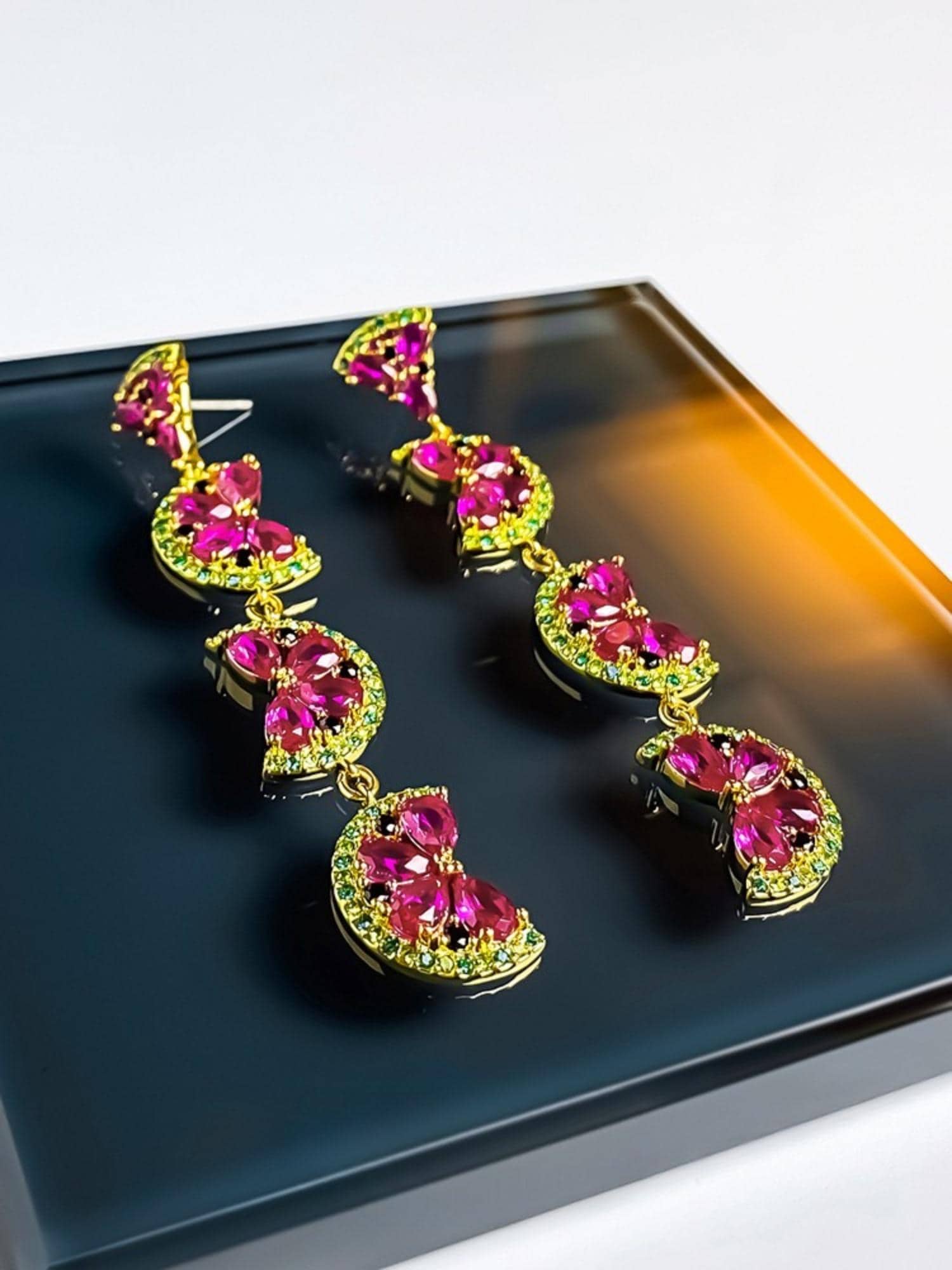 Watermelon Dangle Earrings