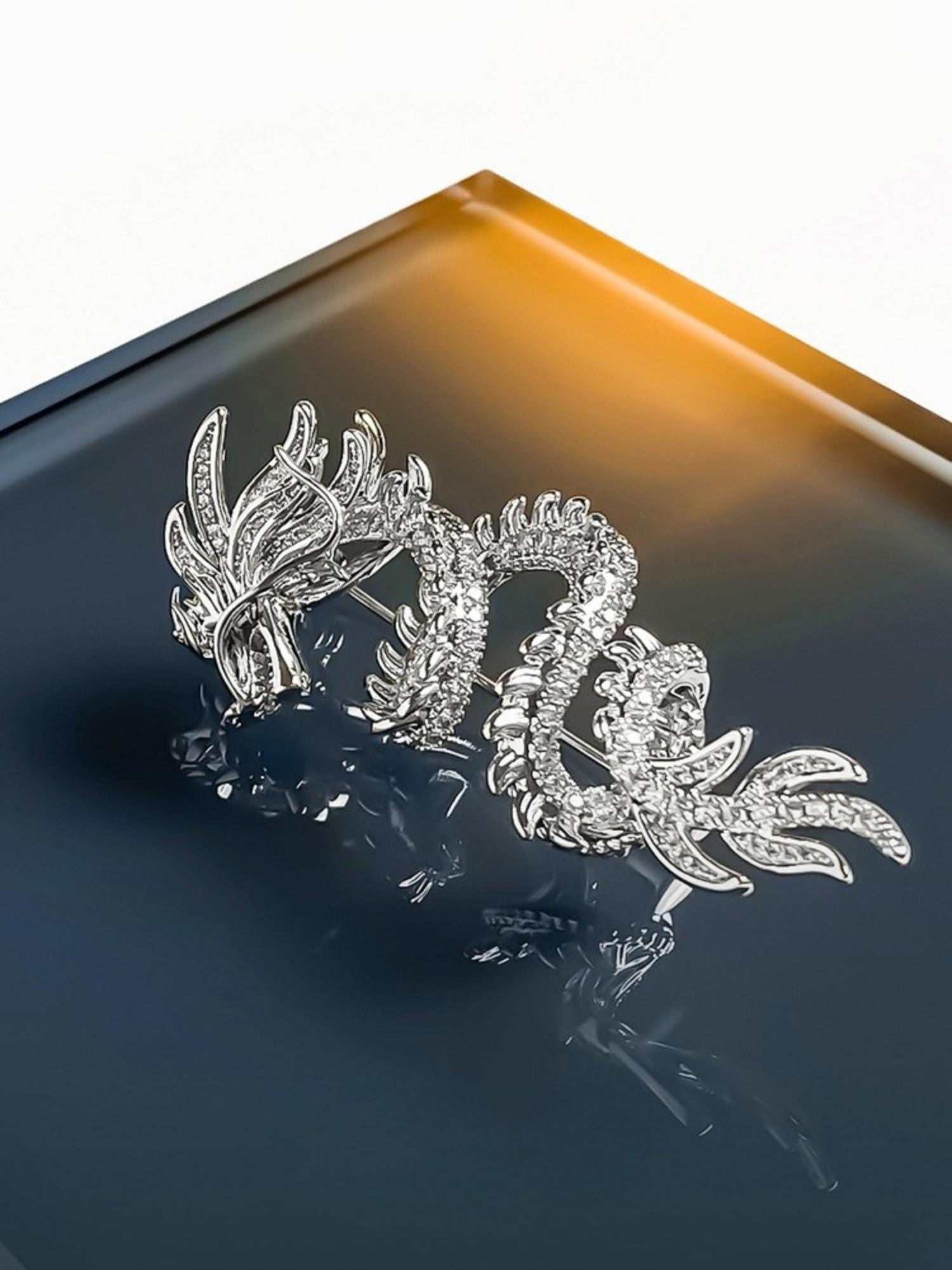 Imperial Dragon Brooch