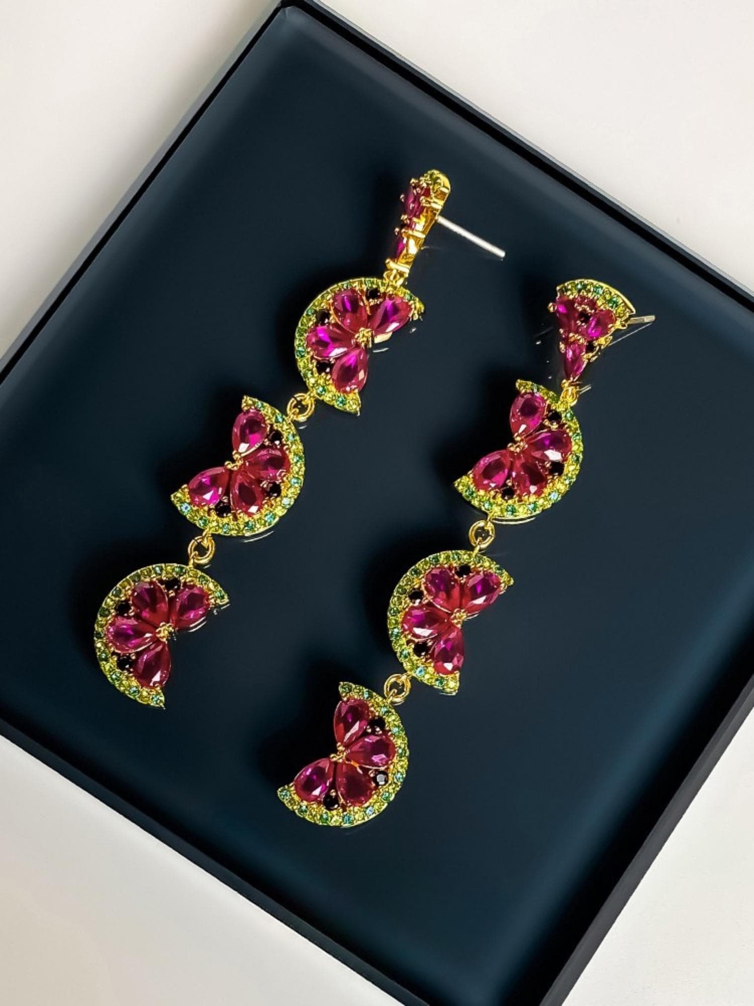 Watermelon Dangle Earrings