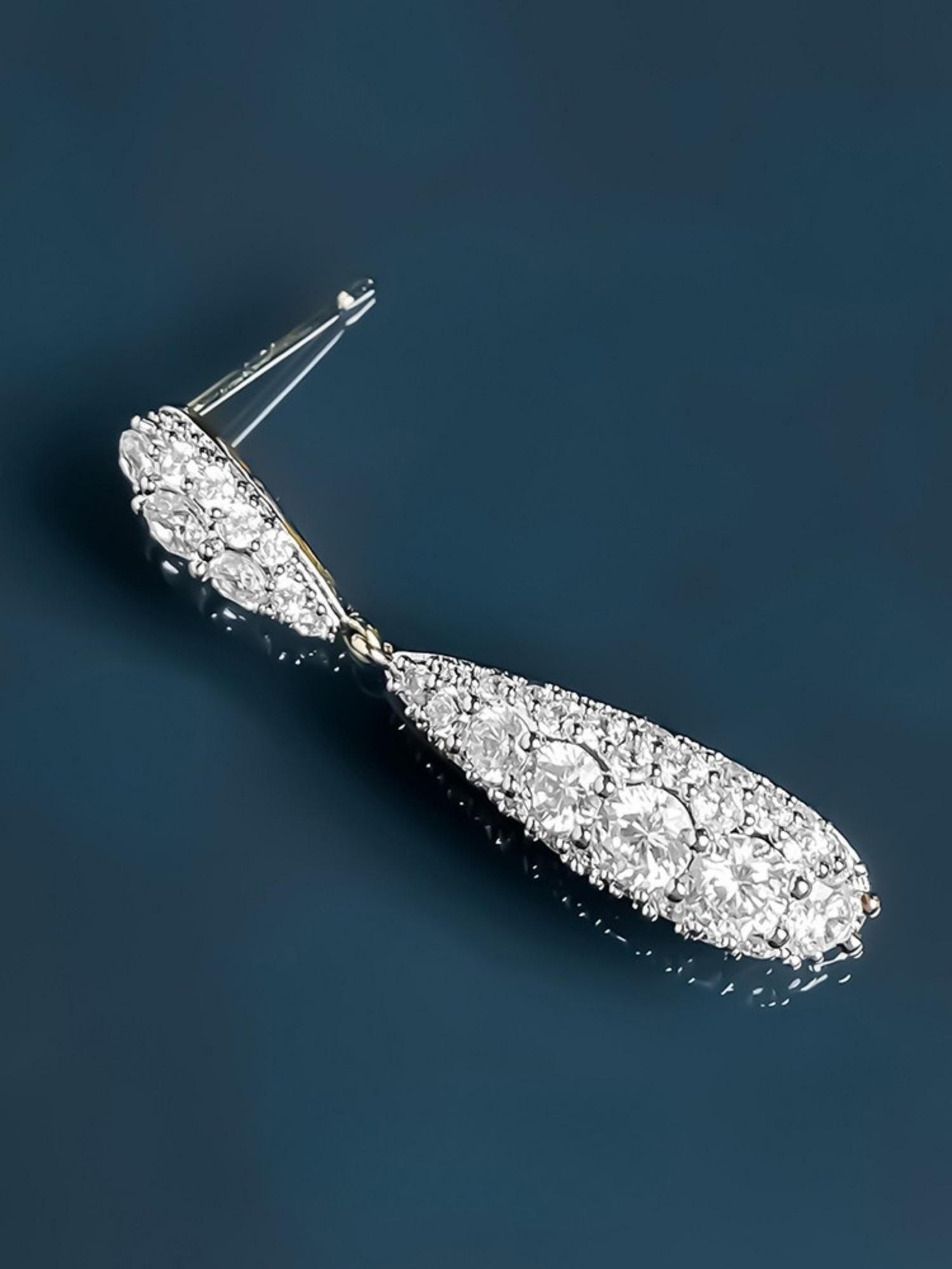 Teardrop Crystal Earrings