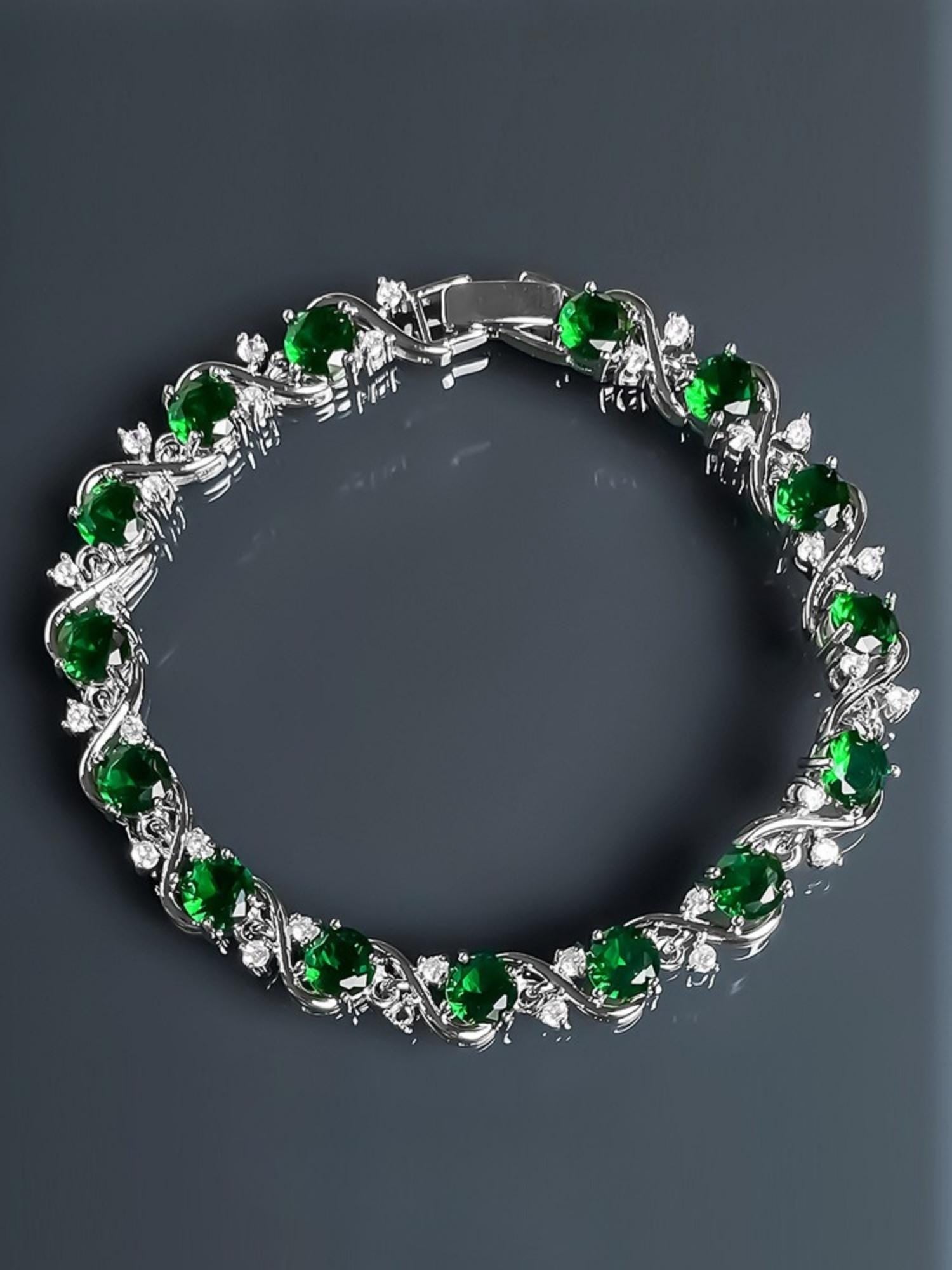Emerald Laurel Bracelet