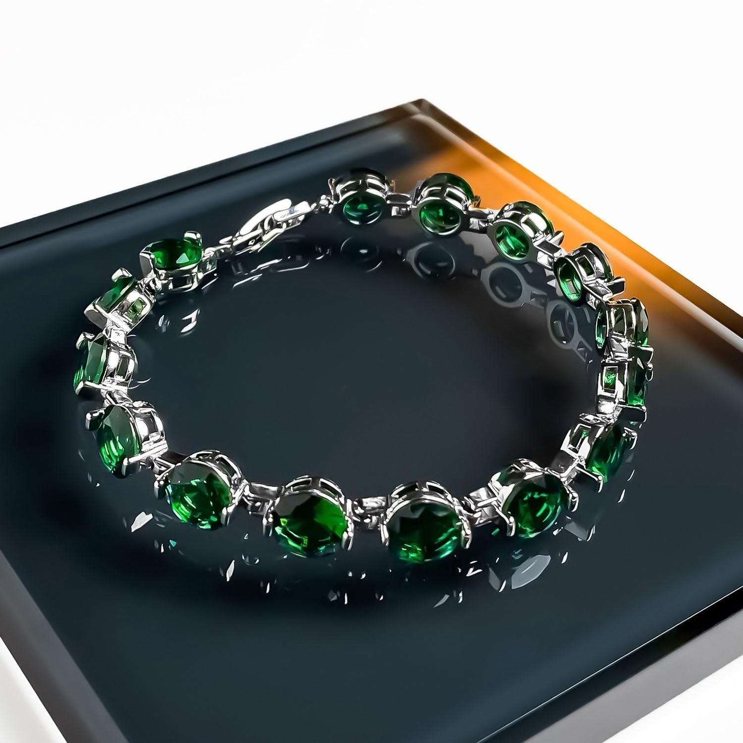 Vintage Emerald Bracelet