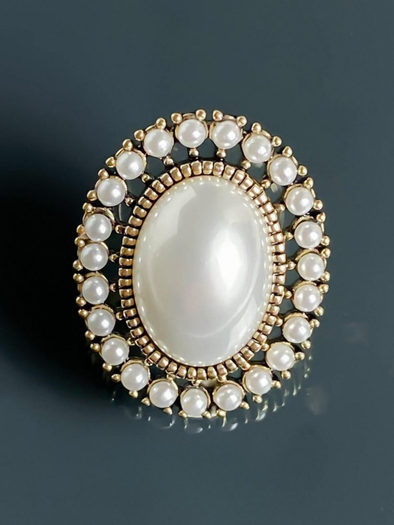 Pearl Pavé Earrings