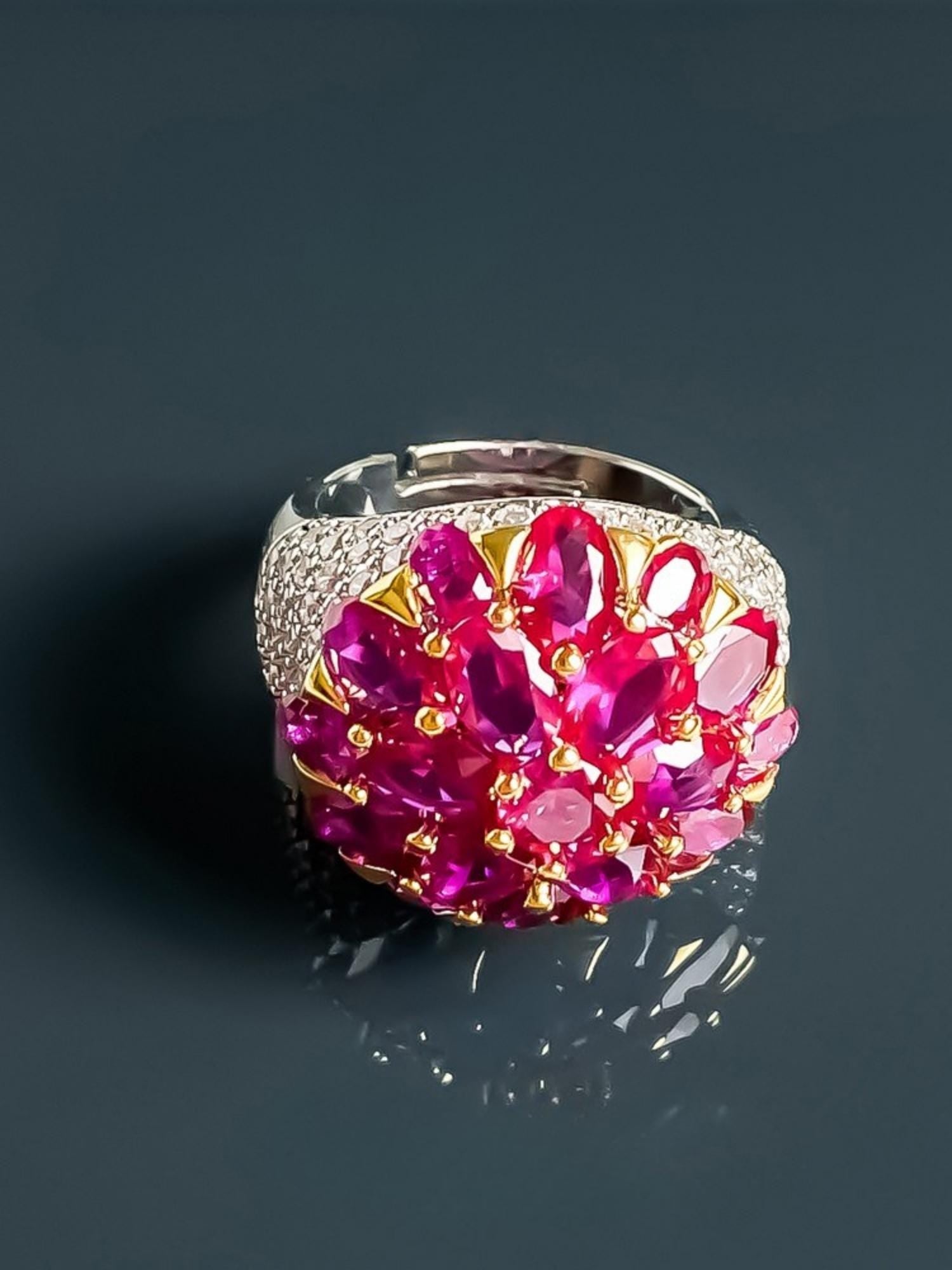 Crystal Cluster Ring