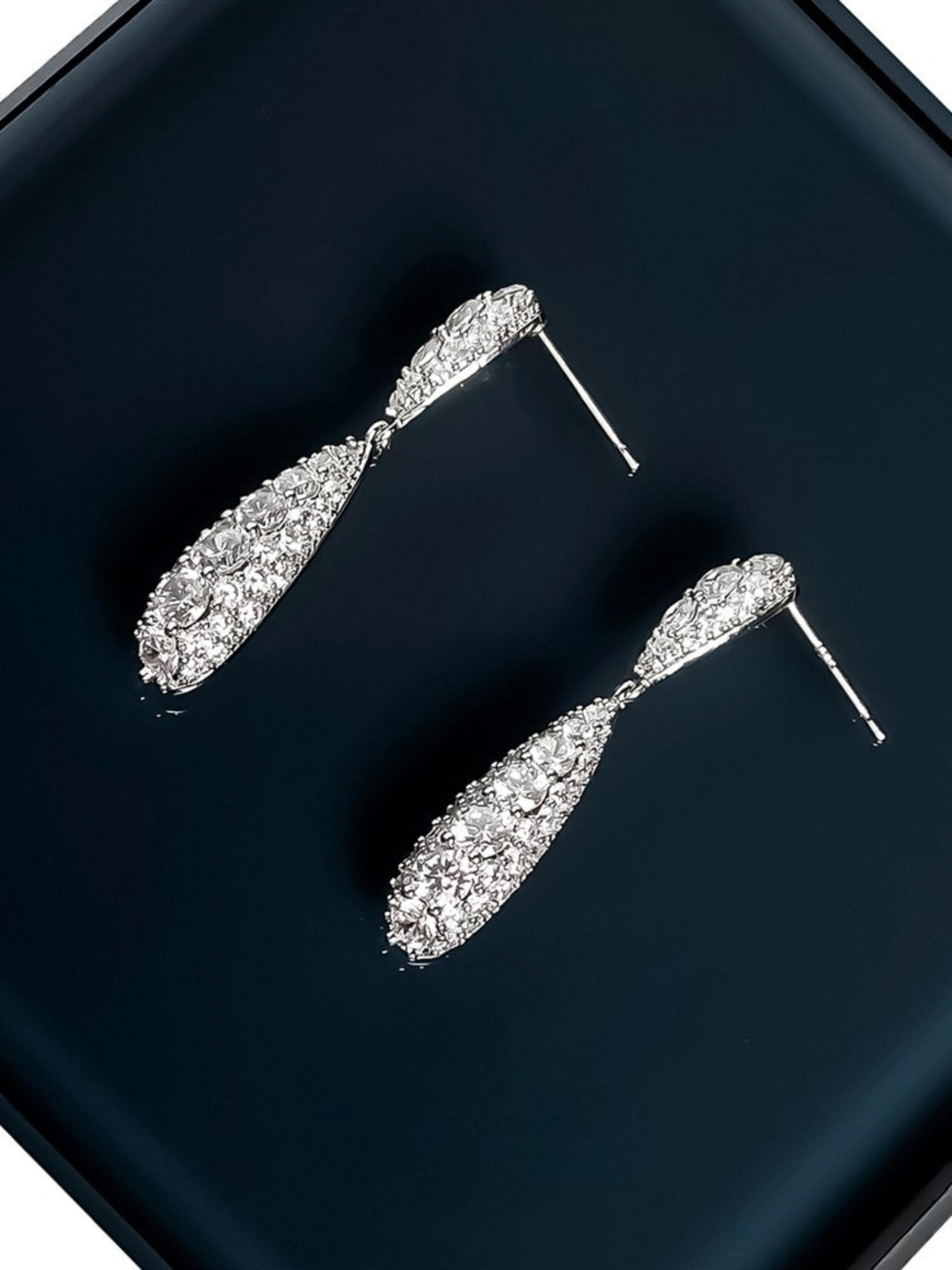 Teardrop Crystal Earrings