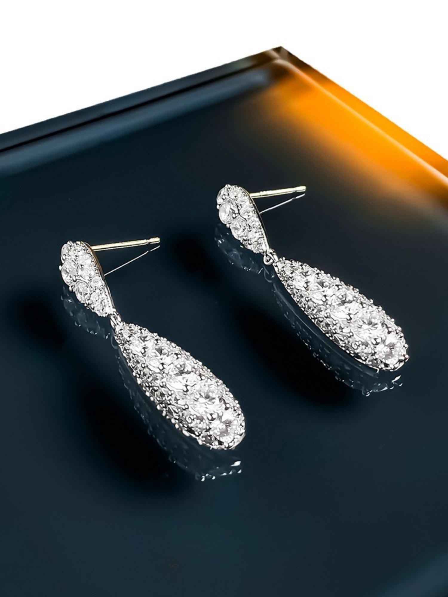 Teardrop Crystal Earrings