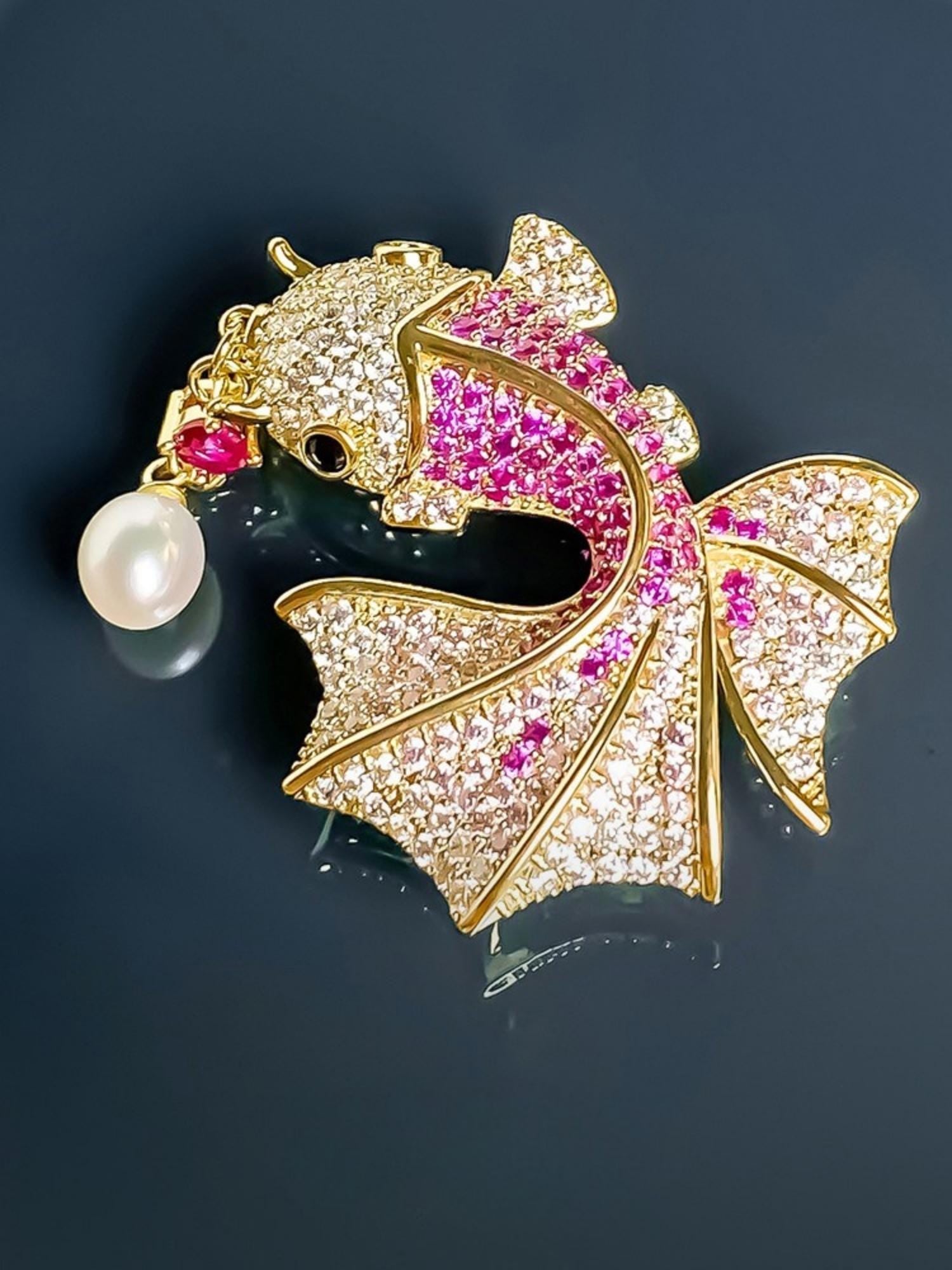 Goldfish Brooch