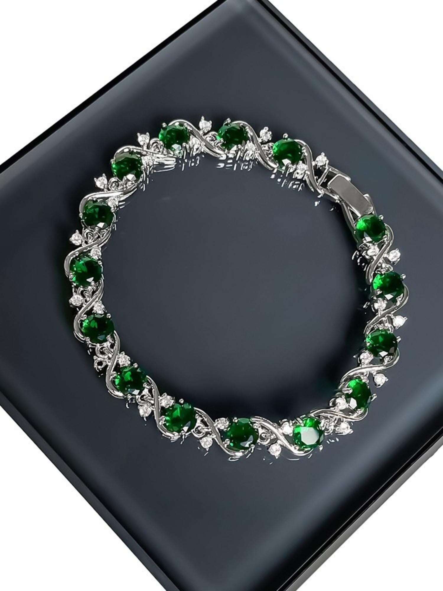 Emerald Laurel Bracelet