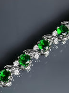 Emerald Laurel Bracelet