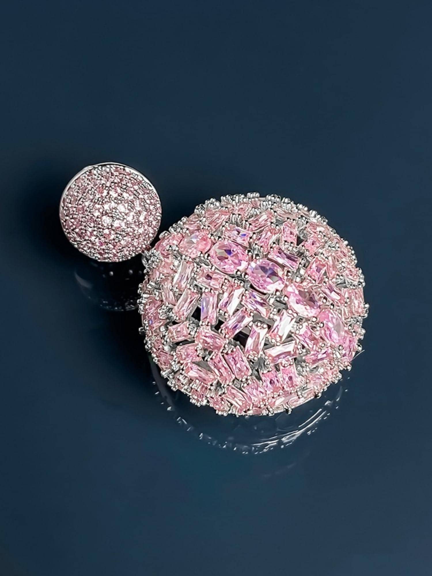 Rose Sphere Earrings